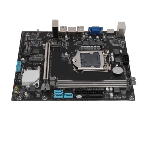 H310M K DDR4-Motherboard für Prozessoren der Intel I3 I5 I7-Serie, LGA 1155 PCIe 3.0 NVME M.2-Steckplätze, USB3.0 SATA3.0-Anschlüsse für Zuhause, Büro, Design, Gaming von Elprico