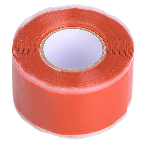 Elprico Klebeband, 3 cm wasserdichtes Klebeband Stark haftende PVC-PPR-Rohre Reparaturzubehör Dichtungsband für Eisengussrohre, Hartplastikrohre, Metallrohre(rot) von Elprico