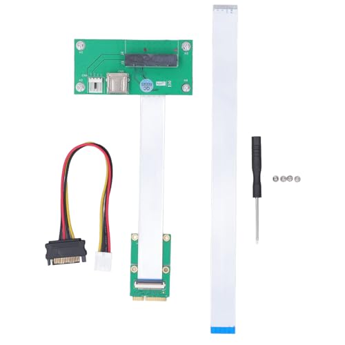 PCIE auf PCIE Express 4X USB-Adapterkarte, Hochgeschwindigkeits-Verlängerungskabel für -PCIE-Schnittstellen Voller und Halber Länge, Unterstützt PCIE 1X 4X-Karten von Elprico