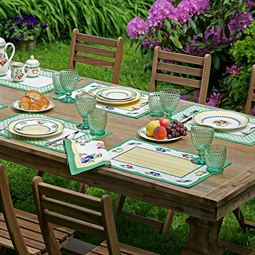 Elrene Home Fashions French Garden Tischset aus Baumwollstoff, wendbar, 35,6 x 50,8 cm, Mehrfarbig, 4 Stück von Villeroy & Boch