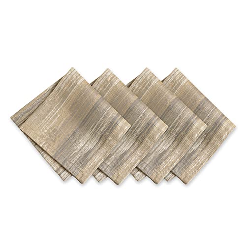 Elrene Home Fashions Villeroy & Boch Radcliffe Jacquard gewebte Servietten, 53,3 x 53,3 cm, 4 Stück von Elrene