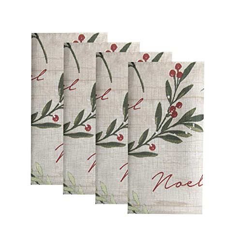 Elrene Home Fashions Holiday Tree Trimmings Napkin Set of 8, 17" x 17", Multi Elrene Home Fashions Holiday Tree Trimmings Napkin Set of 8, 17" x 17", Multi von Elrene