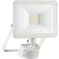 Elro - 10 Watt led Flutlichtstrahler mit Bewegungsmelder Weiß, IP54 von Elro