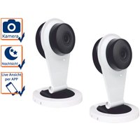 Elro - 2x Überwachungskamera mit Aufzeichnung Smart Home Alarmanlage AS8000 App von Elro