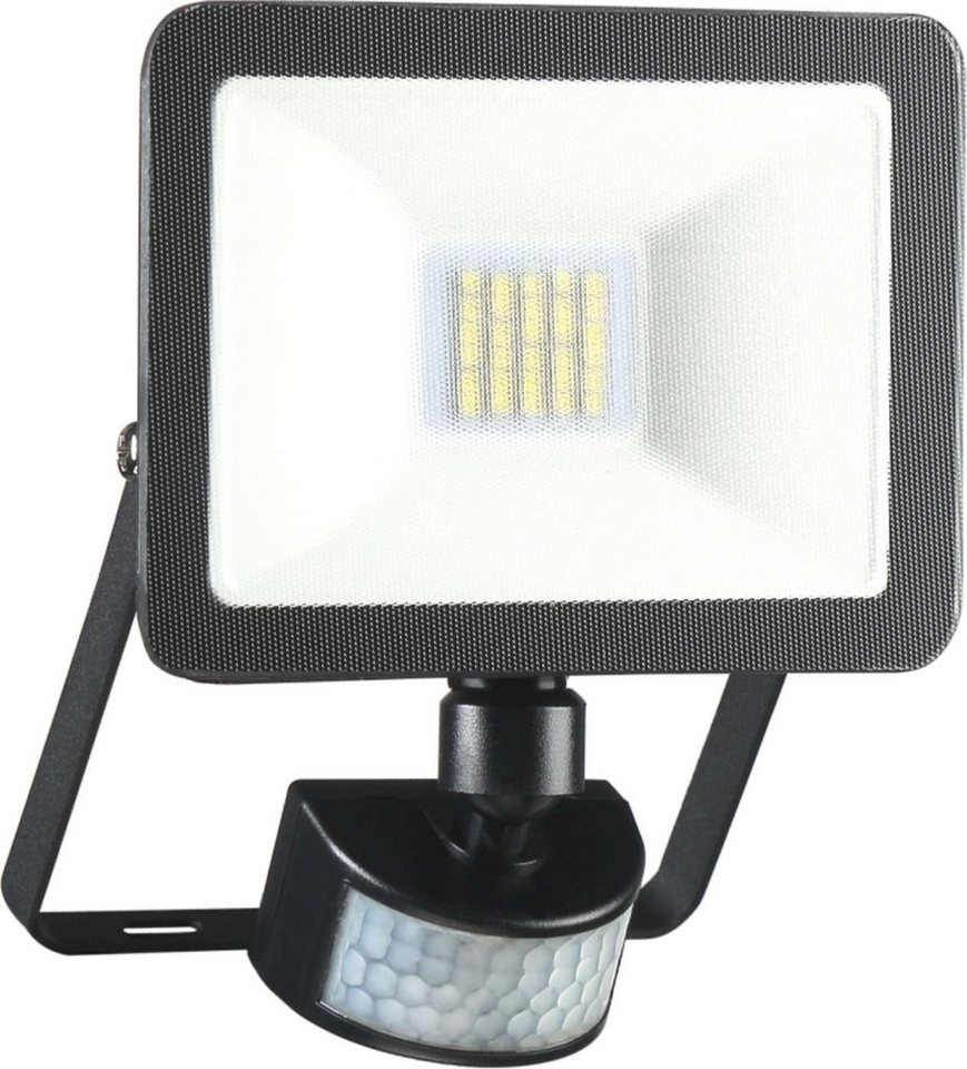 Elro LED Wandstrahler LF60, SMD-LED-Chip, Tageslichtweiß, LED-Strahler, Bewegungsmelder, Wasserdicht, Frostbeständig von Elro