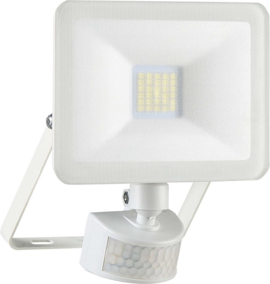 Elro LED Wandstrahler LF60, SMD-LED-Chip, Tageslichtweiß, LED-Strahler, Bewegungsmelder, Wasserdicht, Frostbeständig von Elro