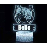 Benutzerdefinierte Pferd Nachtlichter, Schlafzimmer Lampe, Dekor, Tier Kinder Licht, Büro Bauernhof Geschenk, Geschenk Für Pferdeliebhaber von ElsadiyDecorStore