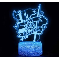 D20 Nachtlichter, Schlafzimmerlampe, Dungeons & Dragons Geschenk, Geschenk Für Freund, Gamerraum-Tag, Gamerraum-Licht, Dnd Ihn von ElsadiyDecorStore