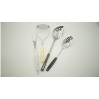 1970Er Jahre Utensilien I Kartoffelstampfer Vorlegegabel Fleischgabel Schaumlöffel Bakelit 1970Er Jahre Utensilien I Kartoffelstampfer Vorlegegabel Fleischgabel Schaumlöffel Bakelit von ElsiesCottageStore