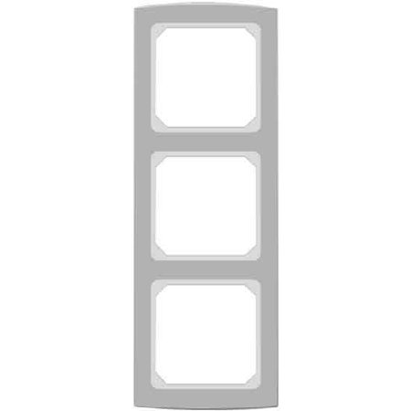 Elso 2043211 3fach Riva edelstahleffekt Rahmen 3-Fach RIV est Elso 2043211 3fach Riva edelstahleffekt Rahmen 3-Fach RIV est von Elso