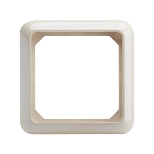 Elso 224140 1fach Fashion IP44 perlweiss Rahmen 1-Fach IP 44 FAB pw von Elso