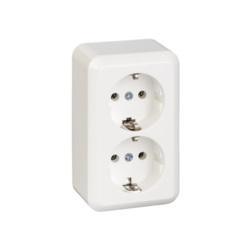 Elso 395404 AP-Steckdose 2fach 16A CONTURA reinweiss Steckd. 2-Fach.16A.SKL Con rw Elso 395404 AP-Steckdose 2fach 16A CONTURA reinweiss Steckd. 2-Fach.16A.SKL Con rw von Elso