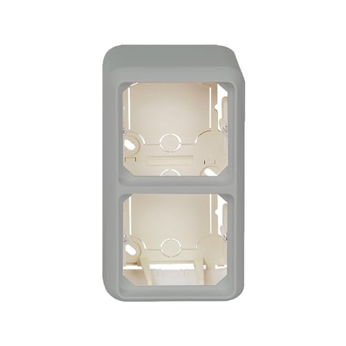 Elso AP-Gehäuse ELG234214 2f. komplett Fashion reinweiß Aufputzgehäuse von Elso