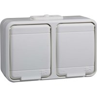 Elso Steckdose 2-fach AP reinweiß 445404 - 445404 Elso Steckdose 2-fach AP reinweiß 445404 - 445404 von Elso