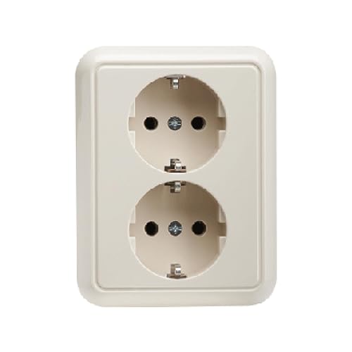 Elso 235400 Steckdose 2fach 16A halbversenkt Fashion perlweiss Std. 2-f. h.vers. SKL FAB pw Elso 235400 Steckdose 2fach 16A halbversenkt Fashion perlweiss Std. 2-f. h.vers. SKL FAB pw von Elso