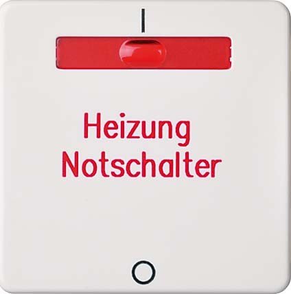 Elso 233222 Wippe Ausschalter Heizung Notschalter Fab, braun von Elso