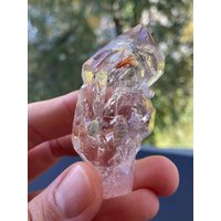 Natur Enhydro Zepter Quarz Bergkristall in Top Qualität 67 Gr./Kristallspitze Aus Madagaskar von ElstarGems