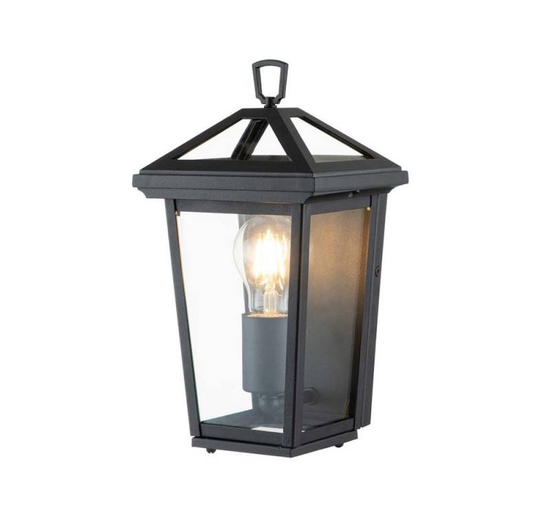 Elstead LIGHTING Außen-Wandleuchte, Leuchtmittel nicht inklusive, Außenleuchte Laterne Wandlampe Gartenleuchte Eingang IP44 schwarz 1 von Elstead LIGHTING