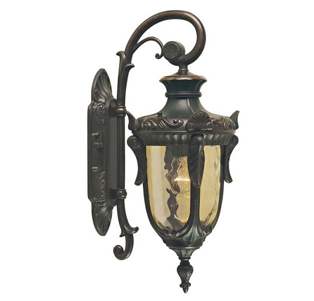 Elstead LIGHTING Außen-Wandleuchte, Leuchtmittel nicht inklusive, Außenleuchte Wandlampe Laterne Antik Down-Leuchte H 43 cm Bronze von Elstead LIGHTING