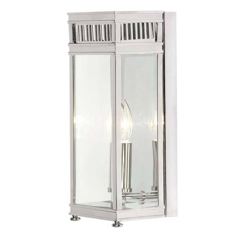 Elstead LIGHTING Außen-Wandleuchte, Leuchtmittel nicht inklusive, Außenleuchte Wandlampe Laterne Messing Glas Chrom H 31 cm Gartenlampe Elstead LIGHTING Außen-Wandleuchte, Leuchtmittel nicht inklusive, Außenleuchte Wandlampe Laterne Messing Glas Chrom H 31 cm Gartenlampe von Elstead LIGHTING
