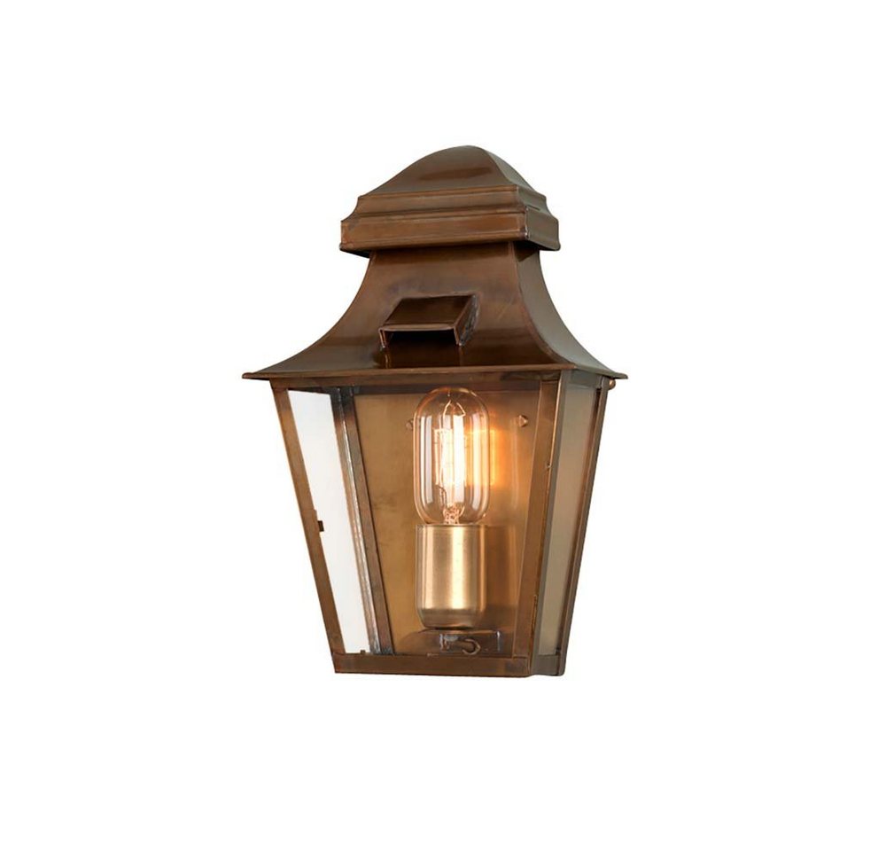 Elstead LIGHTING Außen-Wandleuchte, Leuchtmittel nicht inklusive, Außenleuchte Wandlampe Gartenlampe Antik-Messing Außenwandlampe IP44 H von Elstead LIGHTING