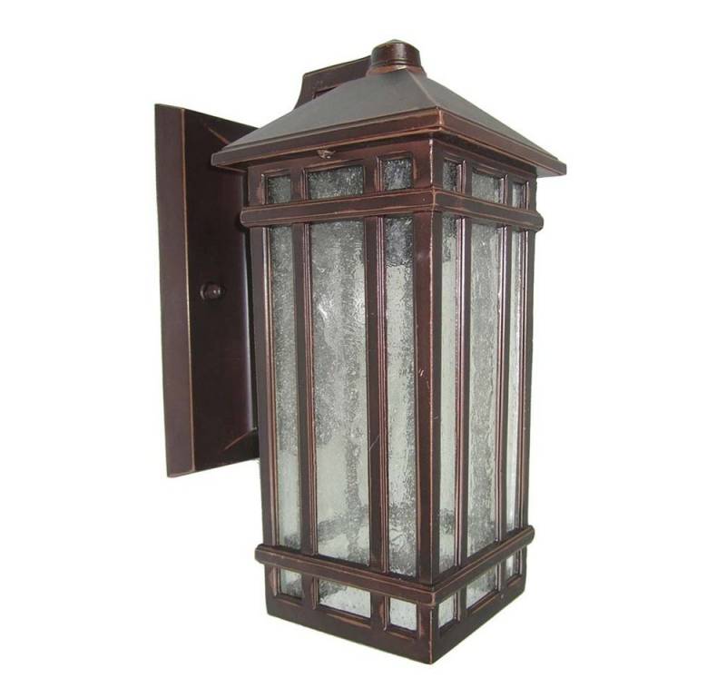 Elstead LIGHTING Außen-Wandleuchte, Leuchtmittel nicht inklusive, Außenleuchte Wandlampe Laterne Bronze H 26 cm ALU-Guss Gartenlampe von Elstead LIGHTING