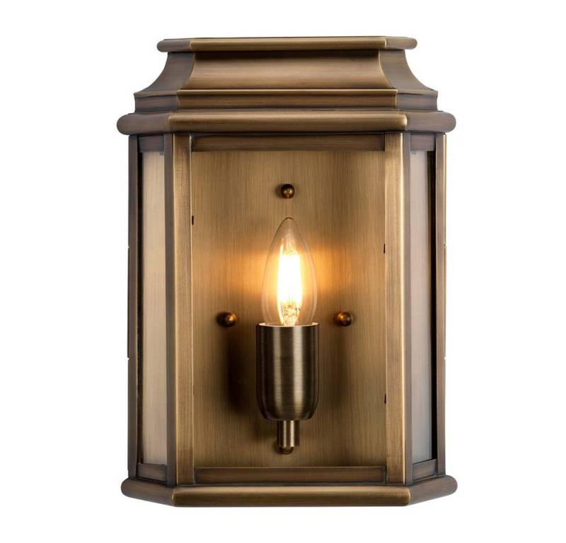 Elstead LIGHTING Außen-Wandleuchte, Leuchtmittel nicht inklusive, Wandlampe Außenleuchte Laterne 1 Flammig Messing Glas IP44 H 30,5 Elstead LIGHTING Außen-Wandleuchte, Leuchtmittel nicht inklusive, Wandlampe Außenleuchte Laterne 1 Flammig Messing Glas IP44 H 30,5 von Elstead LIGHTING