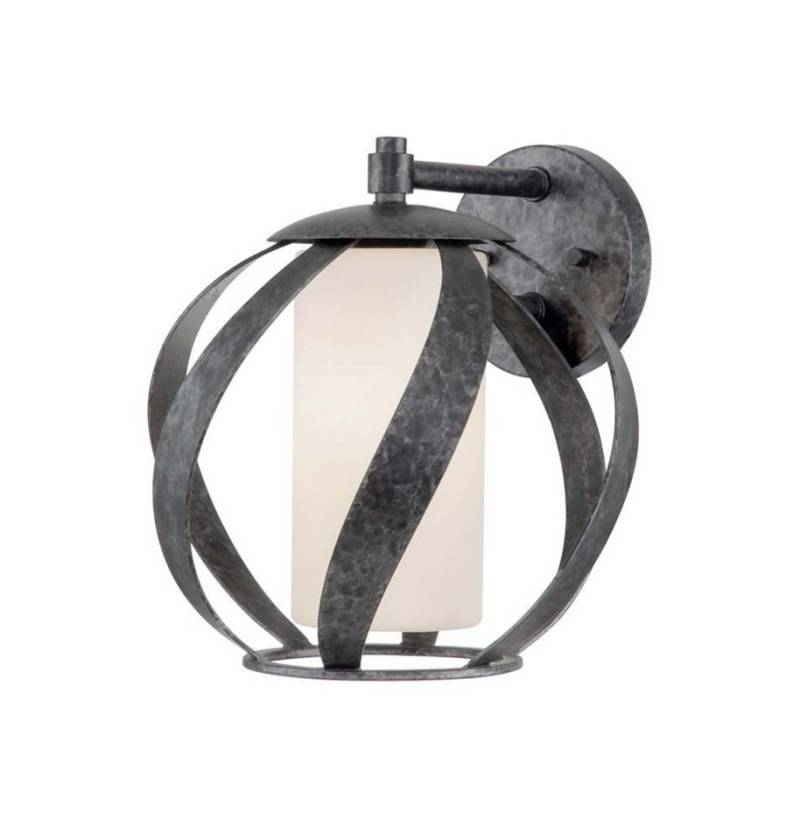 Elstead LIGHTING Außen-Wandleuchte, Leuchtmittel nicht inklusive, Wandlampe Wandleuchte Außenlampe Kugel Balkonleuchte Stahl von Elstead LIGHTING