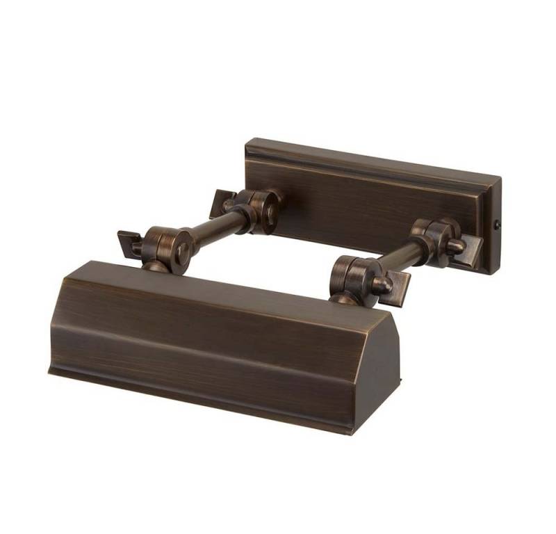 Elstead LIGHTING Bilderleuchte, Leuchtmittel nicht inklusive, Wandlampe Bilderleuchte Spiegellampe Stahl Bronze B 18,2 cm Badezimmer von Elstead LIGHTING