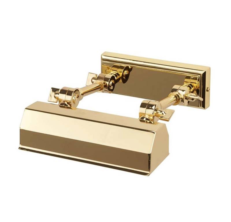 Elstead LIGHTING Bilderleuchte, Leuchtmittel nicht inklusive, Wandlampe Bilderleuchte Spiegellampe Stahl Messing B 18,2cm Badezimmer von Elstead LIGHTING