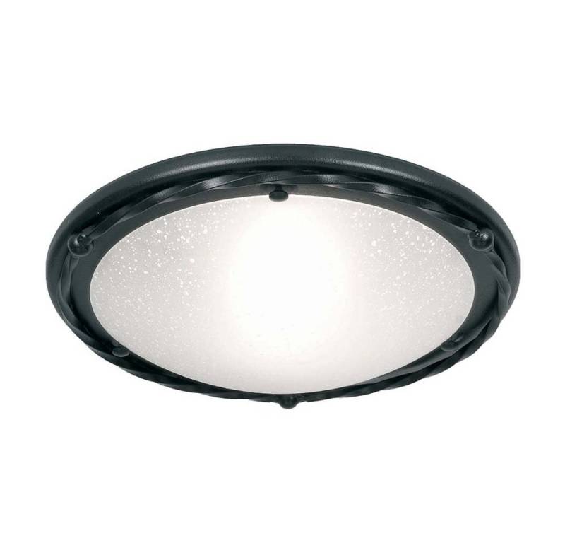 Elstead LIGHTING Deckenleuchte, Leuchtmittel nicht inklusive, Deckenleuchte Lampe Wohnzimmerlampe Eisen Glas Schwarz D 30 cm 1 Elstead LIGHTING Deckenleuchte, Leuchtmittel nicht inklusive, Deckenleuchte Lampe Wohnzimmerlampe Eisen Glas Schwarz D 30 cm 1 von Elstead LIGHTING