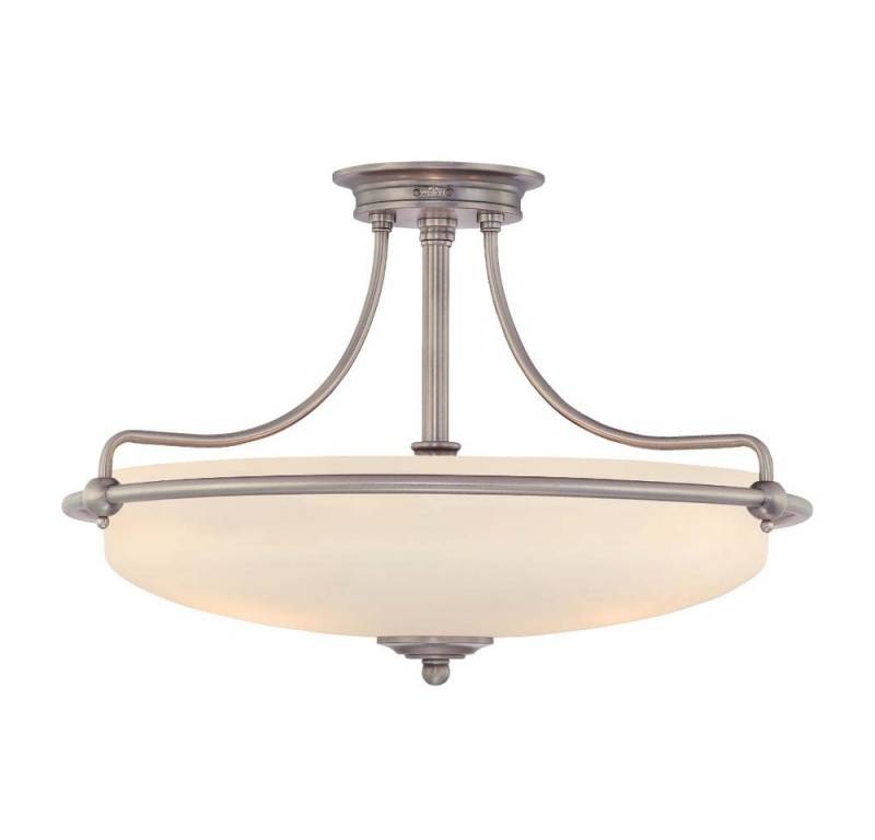 Elstead LIGHTING Deckenleuchte, Leuchtmittel nicht inklusive, Deckenleuchte Lampe Wohnzimmerleuchte Metall Glas Chrom 4 Flammig D von Elstead LIGHTING