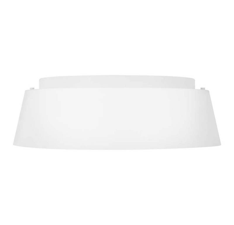 Elstead LIGHTING Deckenstrahler, Leuchtmittel nicht inklusive, Deckenleuchte Wohnzimmerleuchte Stahl Glas Mattweiß 3 Flammig D36,8cm von Elstead LIGHTING