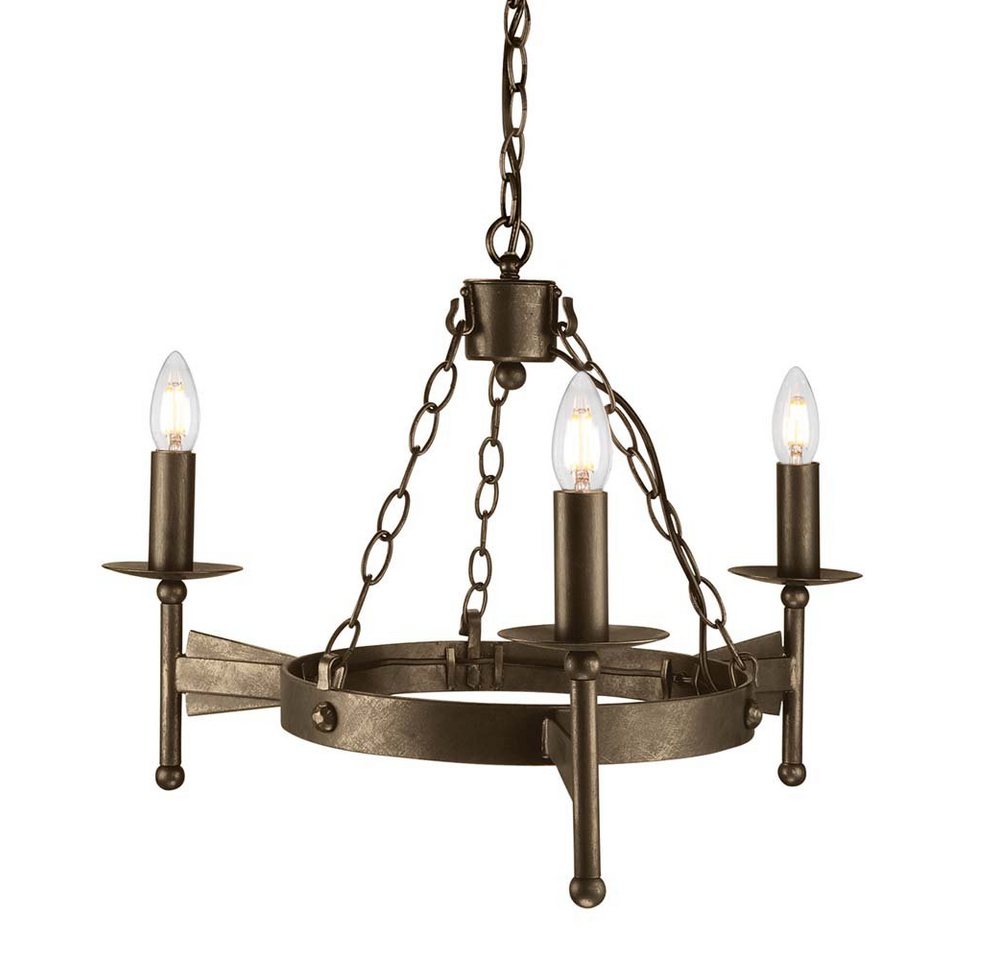 Elstead LIGHTING Kronleuchter, Leuchtmittel nicht inklusive, Kronleuchter Hängelampe Deckenleuchte Esszimmerlampe D 60 cm Bronze 3 Elstead LIGHTING Kronleuchter, Leuchtmittel nicht inklusive, Kronleuchter Hängelampe Deckenleuchte Esszimmerlampe D 60 cm Bronze 3 von Elstead LIGHTING