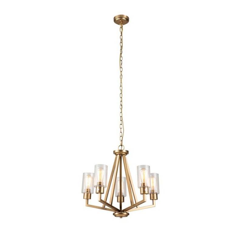 Elstead LIGHTING Kronleuchter, Leuchtmittel nicht inklusive, Kronleuchter Hängelampe Deckenleuchte Pendellampe Stahl Glas Messing D Elstead LIGHTING Kronleuchter, Leuchtmittel nicht inklusive, Kronleuchter Hängelampe Deckenleuchte Pendellampe Stahl Glas Messing D von Elstead LIGHTING