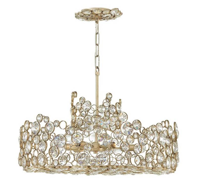Elstead LIGHTING Kronleuchter, Leuchtmittel nicht inklusive, Kronleuchter Hängelampe Deckenleuchte Silber Esszimmerleuchte D 61 cm Elstead LIGHTING Kronleuchter, Leuchtmittel nicht inklusive, Kronleuchter Hängelampe Deckenleuchte Silber Esszimmerleuchte D 61 cm von Elstead LIGHTING