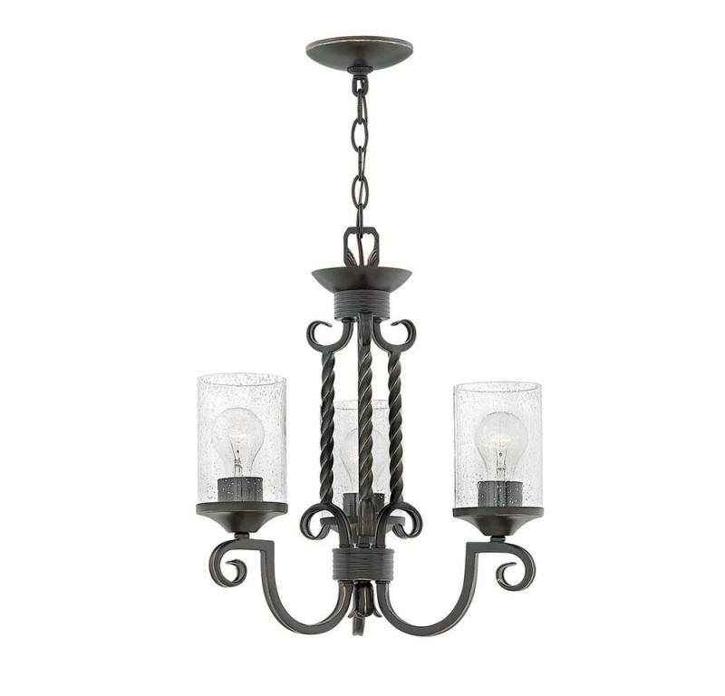 Elstead LIGHTING Kronleuchter, Leuchtmittel nicht inklusive, Kronleuchter Hängelampe Hängeleuchte Deckenlampe Wohnzimmer 3 Flammig von Elstead LIGHTING
