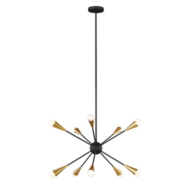 Elstead LIGHTING Kronleuchter, Leuchtmittel nicht inklusive, Kronleuchter Deckenlampe Hängelampe Sputnik Esszimmer LED 10 Flammig von Elstead LIGHTING