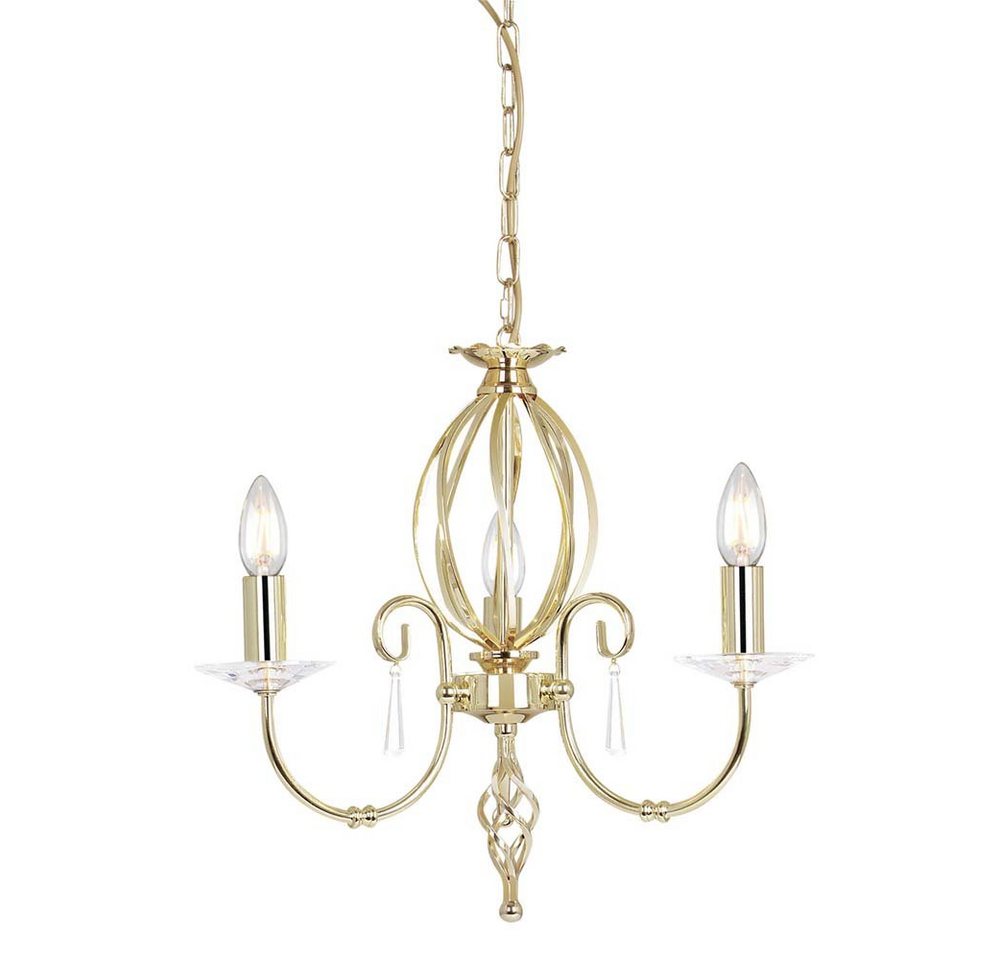 Elstead LIGHTING Kronleuchter, Leuchtmittel nicht inklusive, Kronleuchter Hängelampe Deckenleuchte Esszimmerlampe Stahl Messing Elstead LIGHTING Kronleuchter, Leuchtmittel nicht inklusive, Kronleuchter Hängelampe Deckenleuchte Esszimmerlampe Stahl Messing von Elstead LIGHTING