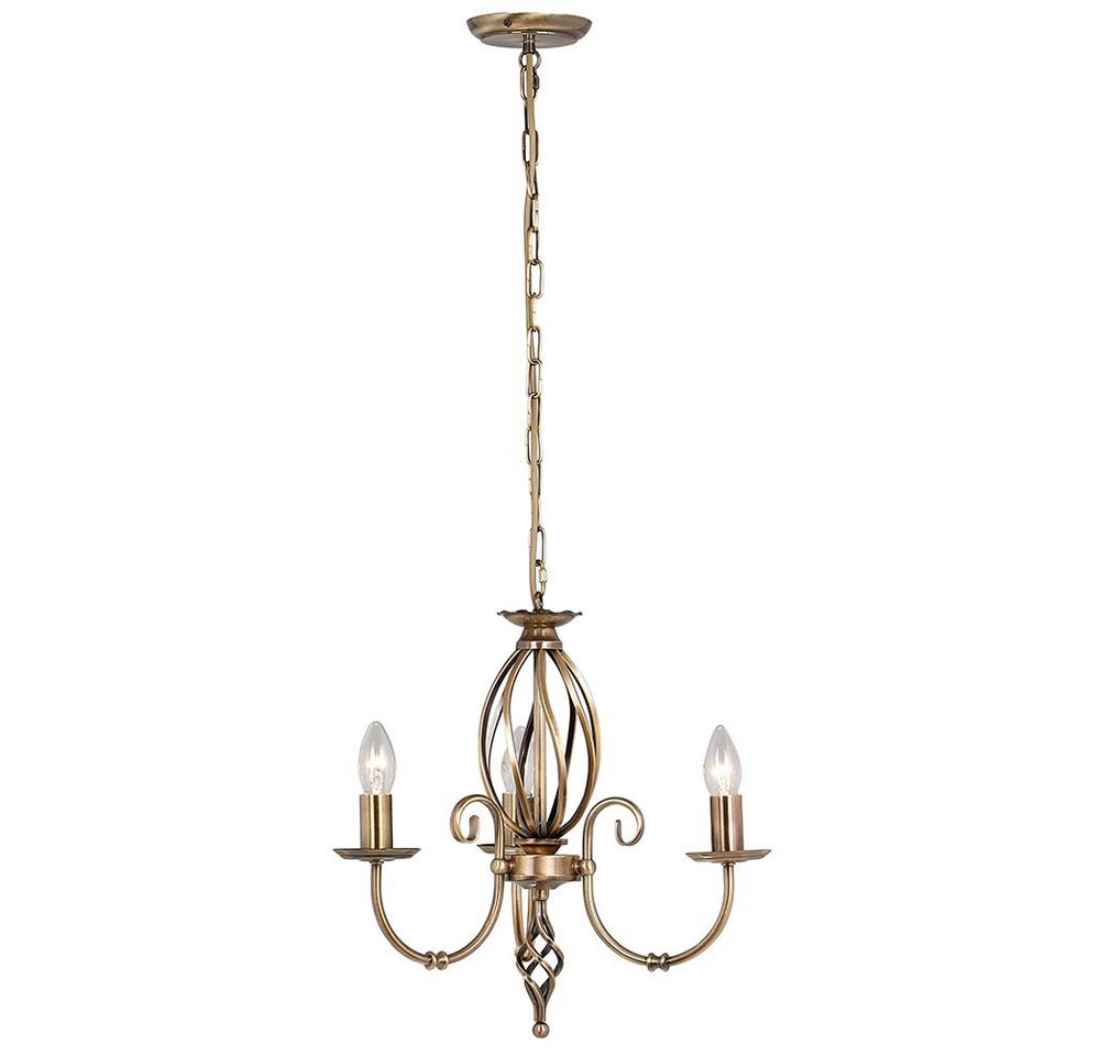 Elstead LIGHTING Kronleuchter, Leuchtmittel nicht inklusive, Kronleuchter Hängelampe Deckenleuchte Stahl Messing D 36 cm Elstead LIGHTING Kronleuchter, Leuchtmittel nicht inklusive, Kronleuchter Hängelampe Deckenleuchte Stahl Messing D 36 cm von Elstead LIGHTING