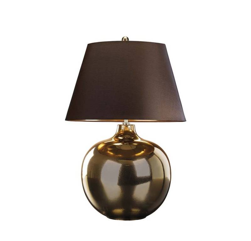 Elstead LIGHTING LED Tischleuchte, Leuchtmittel nicht inklusive, Tischlampe Schreibtischlampe Beistelllampe Bronze-Metallic Keramik H von Elstead LIGHTING