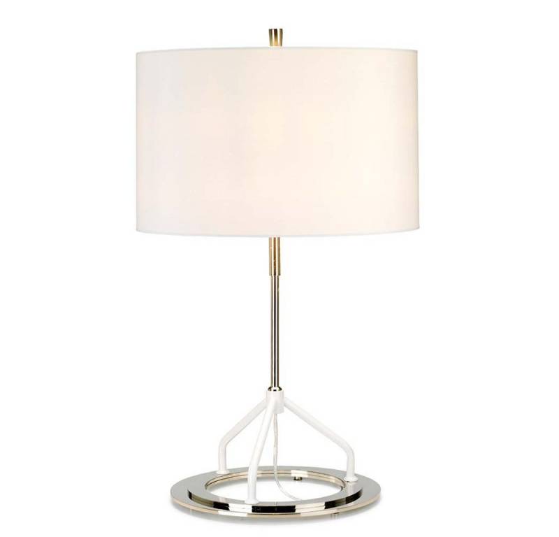 Elstead LIGHTING LED Tischleuchte, Leuchtmittel nicht inklusive, Tischleuchte Beistelllampe Nachttischlampe Nickel D 40 cm von Elstead LIGHTING