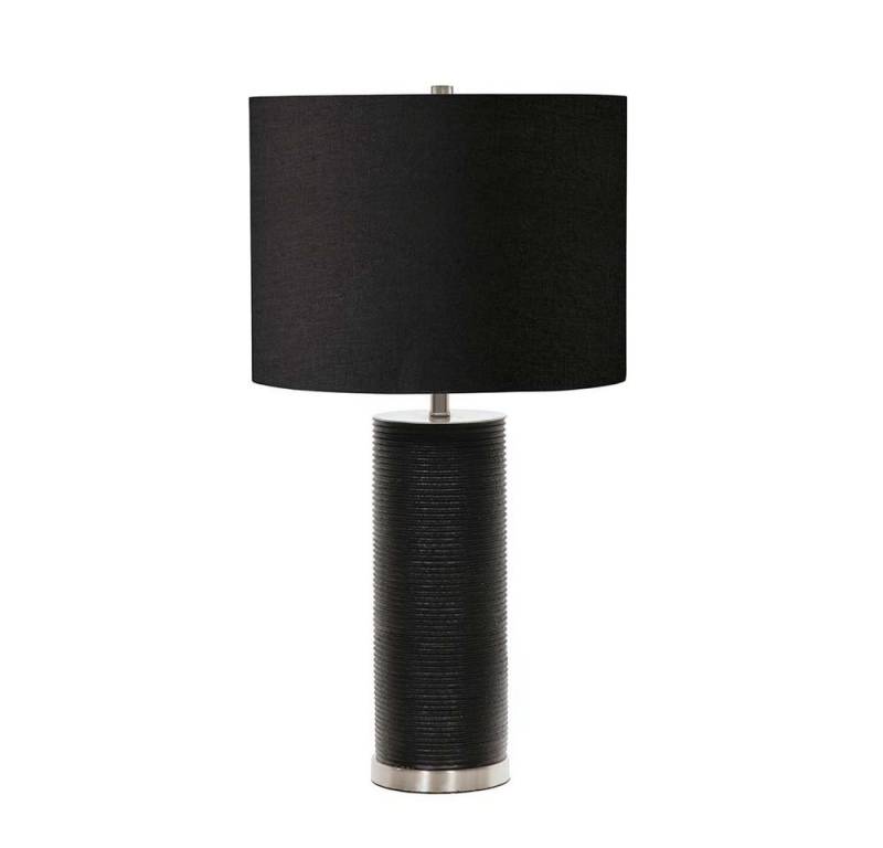 Elstead LIGHTING LED Tischleuchte, Leuchtmittel nicht inklusive, Tischleuchte Beistelllampe Nachttischlampe Porzellan Schwarz H 65 cm 1 von Elstead LIGHTING