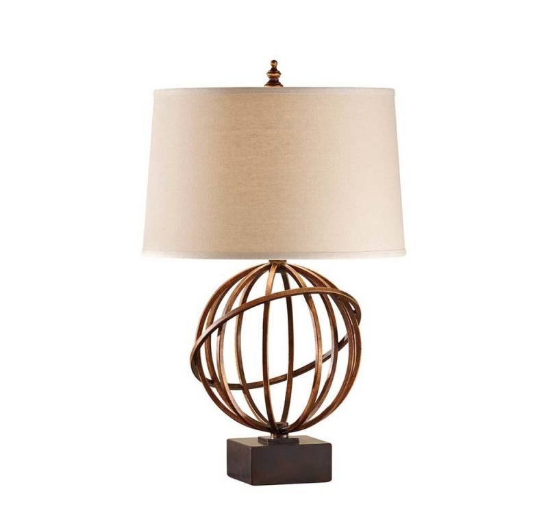 Elstead LIGHTING LED Tischleuchte, Leuchtmittel nicht inklusive, Tischleuchte Beistelllampe Nachttischlampe Stahl Gold H 58 cm von Elstead LIGHTING