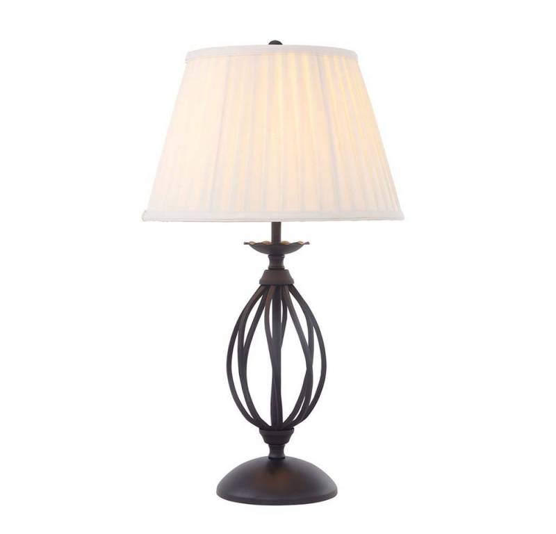 Elstead LIGHTING LED Tischleuchte, Leuchtmittel nicht inklusive, Tischleuchte Beistelllampe Nachttischlampe Stahl Schwarz H 55 cm 1 von Elstead LIGHTING