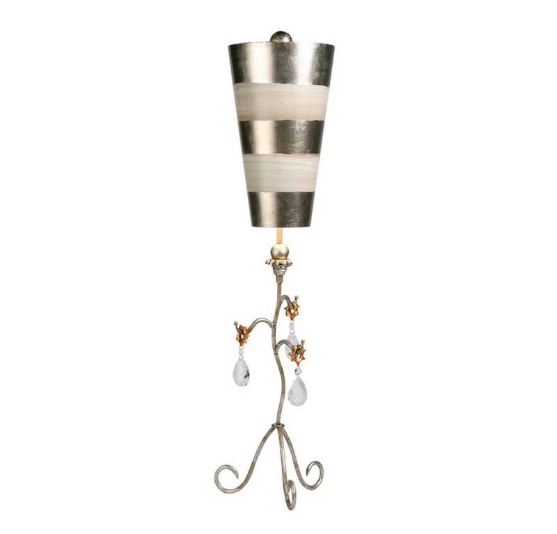 Elstead LIGHTING LED Tischleuchte, Leuchtmittel nicht inklusive, Tischleuchte Beistelllampe Schreibtischlampe Stahl Silber Creme H 96,5 von Elstead LIGHTING