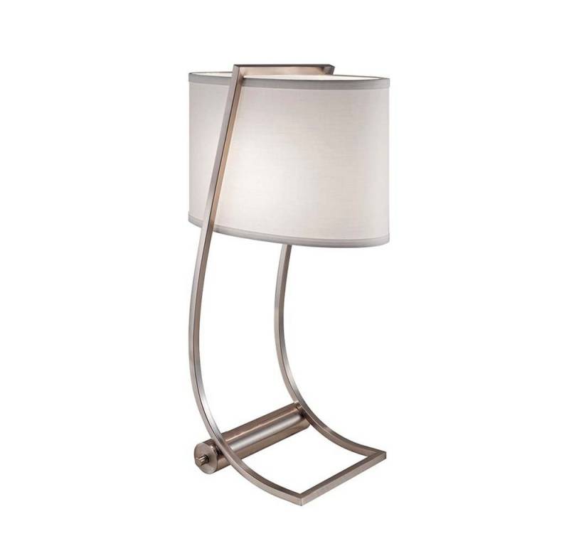 Elstead LIGHTING LED Tischleuchte, Leuchtmittel nicht inklusive, Tischleuchte Schreibtischlampe Nachttischlampe Edelstahl USB-Charger H von Elstead LIGHTING