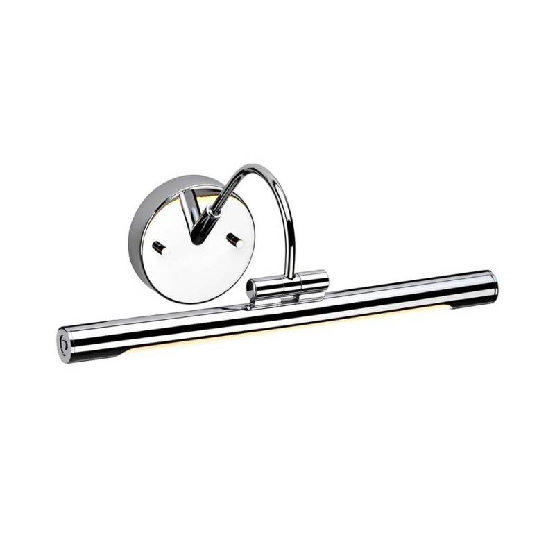 Elstead LIGHTING LED Wandleuchte, LED-Leuchtmittel fest verbaut, Warmweiß, Bilderleuchte Wandlampe LED Spiegelleuchte Stahl Chrom poliert B 38,8 von Elstead LIGHTING