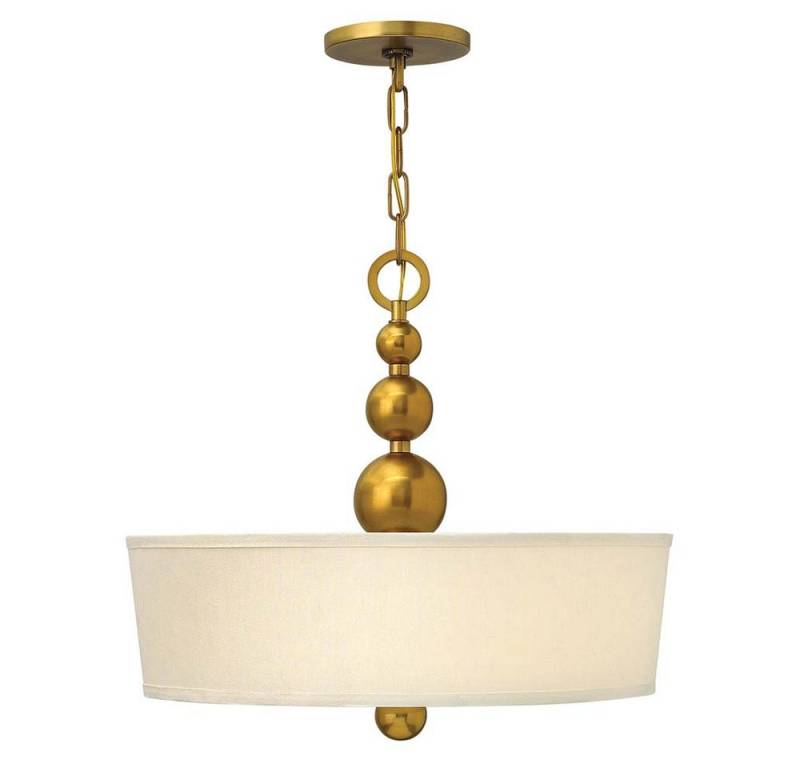 Elstead LIGHTING Pendelleuchte, Leuchtmittel nicht inklusive, Hängeleuchte Deckenlampe Pendellampe Stahl Glas Messing von Elstead LIGHTING