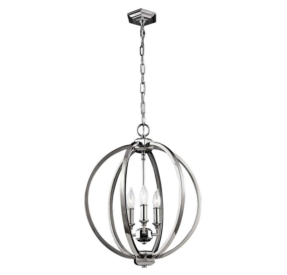 Elstead LIGHTING Pendelleuchte, Leuchtmittel nicht inklusive, Pendellampe Deckenleuchte Hängelampe Stahl Nickel D 43,2 cm Elstead LIGHTING Pendelleuchte, Leuchtmittel nicht inklusive, Pendellampe Deckenleuchte Hängelampe Stahl Nickel D 43,2 cm von Elstead LIGHTING
